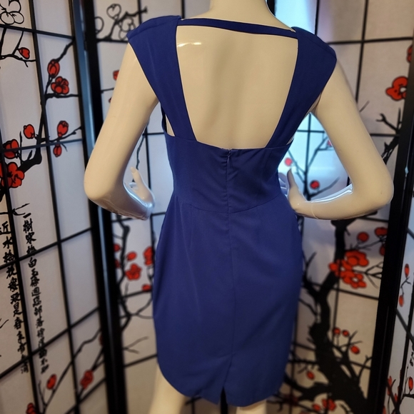 FOREVER 21  ROYAL BLUE COCKTAIL DRESS/SIZE SMALL - Picture 13 of 16